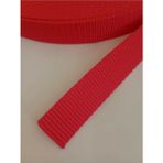 Kolon Şerit Kırmızı Dar Dokuma (2,5 Cm) 25 mm x 10 Metre Çanta ve Tasma Hobi Kolonu Kemer Şerit