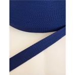 Kolon Şerit Saks Mavi Dar Dokuma (2,5 Cm) 25 mm x 10 Metre Çanta ve Tasma Hobi Kolonu Kemer Şerit