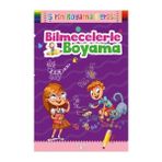 Koloni Çocuk Muhtelif Koloni Çocuk Bilmecelerle Boyama Şirin Boyama Serisi