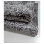Koltuk Çekyat Örtüsü Açık Gri Damar Desenli Parlak Kaymaz Taban Süngerli Üst Kumaş Kadife 1ADET - Lacivert - 170 x 210 cm