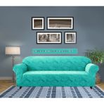 Koltuk Örtüsü Koltuk Kılıfı Jakarlı Esnek ve Lastikli Yıkanabilir 3 Kişilik Çekyat Örtüsü Bir Adet - 180 x 230 cm - Mint Yeşili