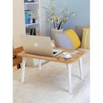Koltuk Sehpasi - Atlantik Cam - Oval Kenar 60X40