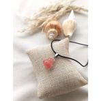 Kolye Gerdanlık Çakra Yoga Reiki Doğal Pembe Kuvars Taşı Kadın