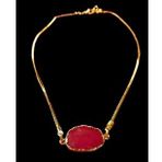 KOLYE,ALTIN KAPLAMA KORDON ZİNCİRLİ AKİK CHOKER TASMA KOLYE