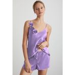 Kom 1C13CBAY251.002-C00132 Rose Gül Detaylı Saten Atlet