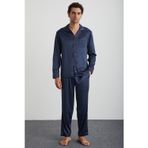 Kom 1U11CPEK241.001-C00121 Edmond Saten 6 Düğme Erkek Pijama Takımı
