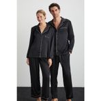 Kom 1U13CPJK241.022-C00207 Sidney Düğmeli Saten Pijama Takımı