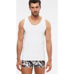 Kom Erkek Penye Henry Atlet 2 li - 3XL - Beyaz