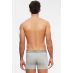 Kom Erkek Tight Pamuklu Boxer - Gri - M