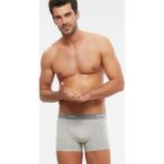 Kom Erkek Tight Short Boxer 2'li - 2XL - Gri