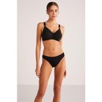 KOM İç Giyim Kom Basic 2'li Bikini Kadın Külot Siyah