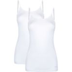 Kom Kadın Basic 2 Li Modal Top Atlet Beyaz - XL