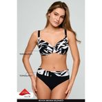 Kom Mabe Desenli Toparlayıcı Bikini Takımı Siyah