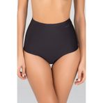KOM Mikro Modal Dikişsiz İzsiz Yüksek Bel Bikini Külot 2'li, S, s1rosalindakülot1, Siyah, kadın