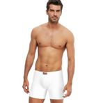 KOM Modal Boxer 2'li Paket, 2XL, KOM111012, Beyaz, erkek