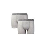 KOM Modal Kumaş Pamuklu Likralı 2'li Boxer, 2XL, KQ.O.1K.M2.K2, Gri, erkek