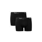 KOM Modal Kumaş Pamuklu Likralı 2'Li Boxer, XL, KQ.O.1K.M2.K2, Siyah, erkek