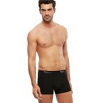Kom Pamuklu Siyah Erkek Boxer, 2XL