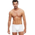 KOM Penye Likra Compact Boxer 4'lü, S, 221068221, Beyaz, erkek