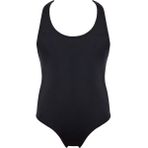 Kom Siyah Swimm Kız Çocuk Mayo