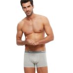 Kom Tıght Pamuklu Gri Erkek Boxer, 2XL