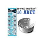 komax Lr 44 - Ag13 1,55 V Alkalin Pil 10 Adet