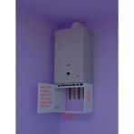 Kombi Borusu Gizleme Dolabı 40*40 -25