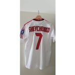 kombinezyum 2003-04 İsimsiz AC Milan Away Shirt OPEL #7 SHEVCENKO Yetişkin Forması