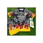 kombinezyum 2026 NEW Real Madrid C.Ronaldo Dragon Alevli Çocuk Forması 4 Lü Set