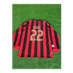 kombinezyum A.c Milan 125.yıl KAKA 22 Baskılı Özel Nostalji Uzun Kollu Forması