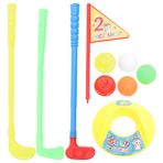 KOMBIUDA 1 Takım Seti Golf Oyuncakları Çocuk Topları Çocuklar Egzersiz Oyuncak Kurs Oyuncak Erken Eğitim Spor Oyuncak Çocuk Kulüpleri Plastik Hediye Bebek Spor Dalları Araç Seti Karın Kası