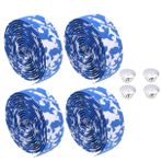 KOMBIUDA 2 Paket Gidona Takılan Bant Rahat Pu Deri Kamuflaj Beyaz 200x3cm Egzersiz Gidona Takılması