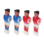 KOMBIUDA 4 Adet Erkek Takım Elbise Futbol Oyuncusu Langırt Yedek Oyuncular Langırt Masası Topları Langırt Masası Parçaları Çocuk Futbolu Langırt Yedek Parçaları Mini Adam Yerine Geçmek Cani