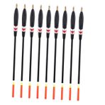 KOMBIUDA 9 Adet Balıkçılık Şamandıraları Şamandıralar Balsa Ahşap Şamandıralar Drift Yaylı Şamandıra Ağırlıklı Açık Hava Balıkçılığı İçin Sürüklenme Yüzdürme Malzemeleri