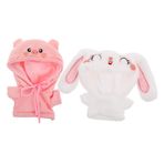 KOMBIUDA Bebekler Için Sevimli Peluş Kapşonlu Kazaklar Peluş Oyuncaklar Için Yumuşak Pamuklu Kapşonlular Bebek Giyim Kıyafetleri