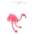 KOMBIUDA Devekuşu Dize Bebek Oyuncak Bebek Arabası Kuş Figürleri Duyu Bütünleme Oyuncakları Noel Hediyeleri Hayvan Çekme Ipi Oyuncak Flamingo Aktivite Bebek Hediye Oyuncak Palyaço Kukla