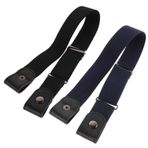 KOMBIUDA Kadınlar Erkekler Moda Geniş Bel Sıkıştırma Kot Pantolon Elbise Şort Için Ergonomik Esnek Tokasız Kemer