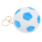 KOMBIUDA peluş futbol kolye çanta süsü peluş anahtarlık dekoratif yatak yastıkları dolgu maddesi kart anahtarlik enfes futbol anahtarlık süsü taşınabilir anahtarlık süsleme pp pamuk