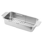 Komdndht 1 adet çok fonksiyonlu mutfak lavabo drenaj rafı geri çekilebilir paslanmaz çelik drenaj sepeti lavabo üzerinde bulaşık kurutma rafı