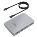 Komdndht 7 in 1 Tip-C Gen2 USB Splitter 3 Yüksek Hızlı Multiport Tip C Hub Uyumlu için/OS/Krom OS/Android Kolay Kurulum