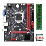 Komdndht B85M VHL Masaüstü Anakart+I3-2120 CPU+1X DDR3 1600MHz 8G RAM LGA 1155 USB 3.0 SATA 3.0 Bilgisayar Anakartı Kolay Kurulum Kullanımı Kolay