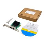 Komdndht PCI-E X1 2.5G Sunucu Ağ Kartı I225-V Ethernet Denetleyici Ağ Kartı Çift Bağlantı Noktalı 2.5GbE RJ45 Bağlantı Noktaları Ağ Kartı