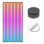Komdndht TuYa WIFI LED Akıllı Duvar Lambası 5V USB Bar DIY Atmosfer LED Gece Lambası Müzik Ritim TV Arka Işık Yatak Odası Oyunu (B)