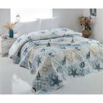 Komfort Home 200x220 Çift Kişilik Baskılı Çok Amaçlı Örtü Pike