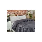 Komfort Home Antrasit Çift Kişilik Ranforce %100 Pamuk Pike