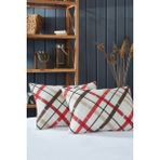Komfort Home Baskılı Pamuklu Silikon Yastık 50 x 70 cm (2 Adet) - Renkli
