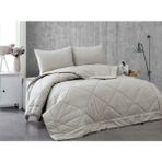 Komfort Home Battal Boy %100 Pamuk Kumaş Yorgan / Gri - 215 x 235 cm