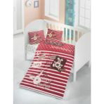 Komfort Home Bebek Nevresim Takımı %100 Pamuk - 100 x 150 cm - Kırmızı