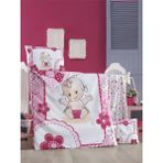 Komfort Home Bebek Nevresim Takımı %100 Pamuk - 100 x 150 cm - Mürdüm