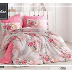 Komfort Home Buse Ranforce Pembe Çift Kişilik Nevresim Takımı Seti